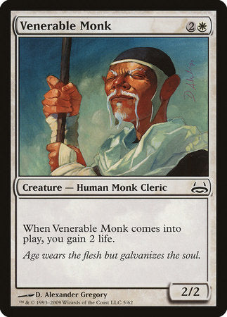 Venerable Monk [Duel Decks: Divine vs. Demonic] | The Time Vault CA