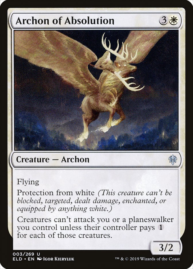 Archon of Absolution [Throne of Eldraine] | The Time Vault CA
