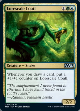 Lorescale Coatl [Core Set 2021] | The Time Vault CA