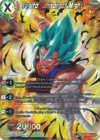 Vegito, Unison of Might (BT10-003) [Rise of the Unison Warrior 2nd Edition] | The Time Vault CA