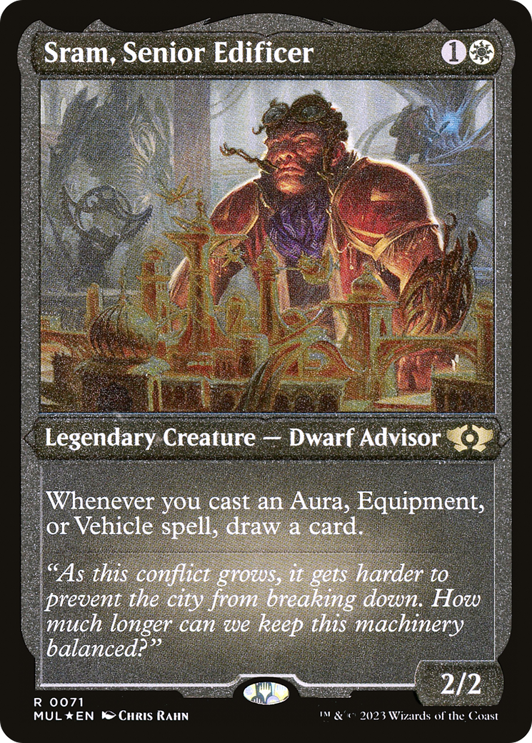 Sram, Senior Edificer (Foil Etched) [Multiverse Legends] | The Time Vault CA