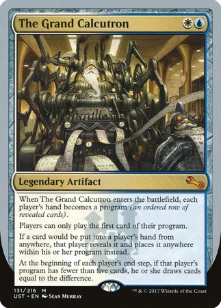 The Grand Calcutron [Unstable] | The Time Vault CA