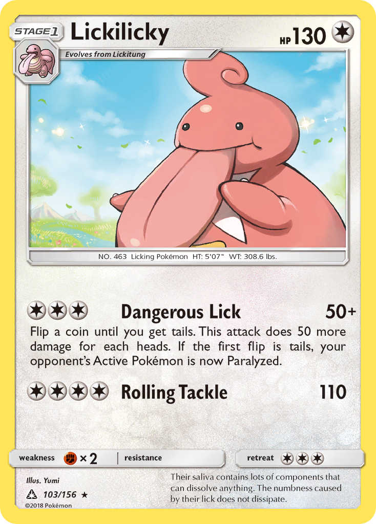 Lickilicky (103/156) [Sun & Moon: Ultra Prism] | The Time Vault CA