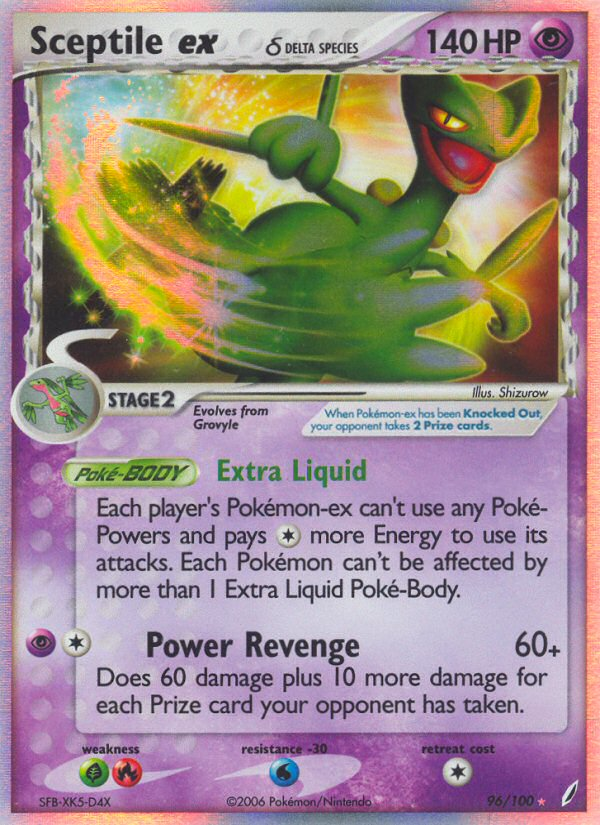 Sceptile ex (96/100) (Delta Species) [EX: Crystal Guardians] | The Time Vault CA