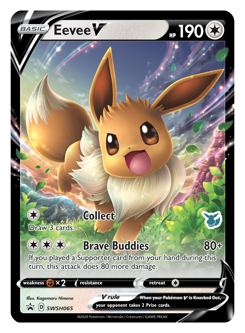 Eevee V (SWSH065) (Eevee Deck) [Battle Academy 2022] | The Time Vault CA