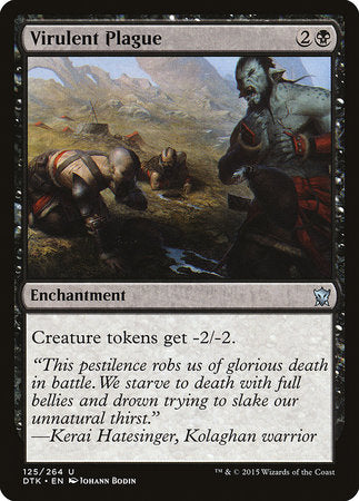 Virulent Plague [Dragons of Tarkir] | The Time Vault CA