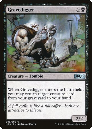 Gravedigger [Core Set 2019] | The Time Vault CA