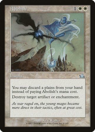 Abolish [Prophecy] | The Time Vault CA