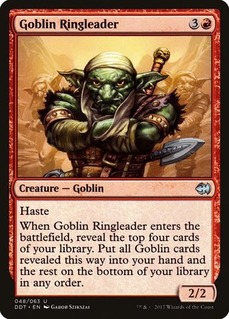 Goblin Ringleader [Duel Decks: Merfolk vs. Goblins] | The Time Vault CA