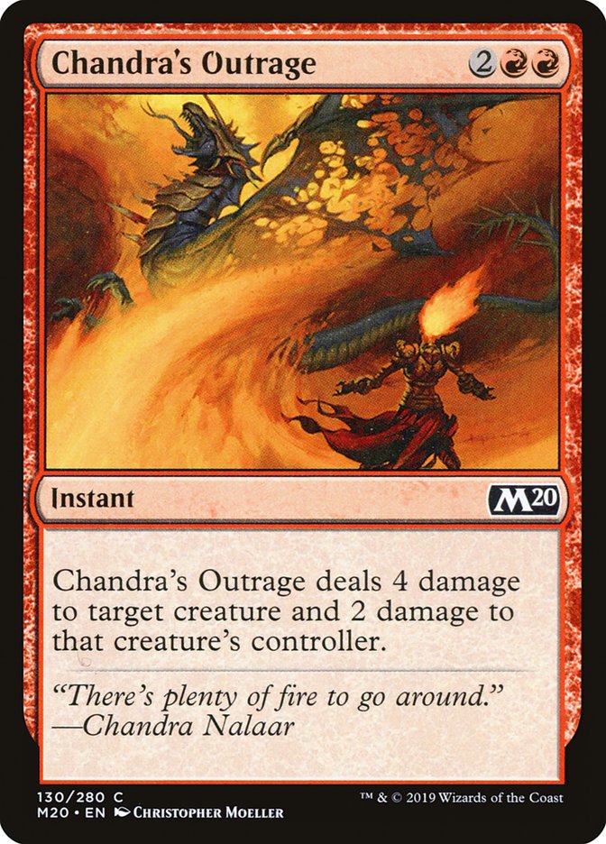 Chandra's Outrage [Core Set 2020] | The Time Vault CA