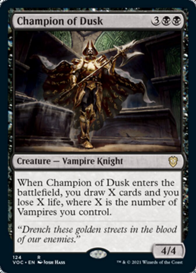 Champion of Dusk [Innistrad: Crimson Vow Commander] | The Time Vault CA