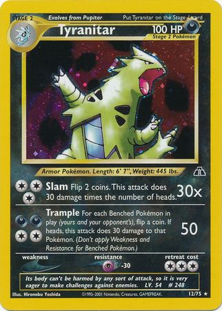 Tyranitar (12/75) [Neo Discovery Unlimited] | The Time Vault CA