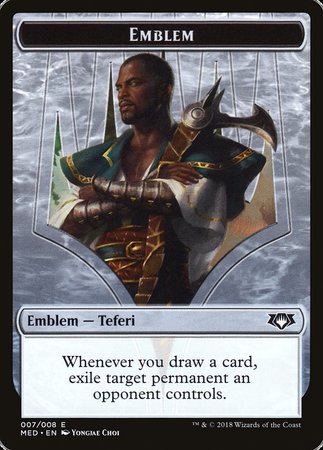 Emblem - Teferi, Hero of Dominaria [Mythic Edition Tokens] | The Time Vault CA