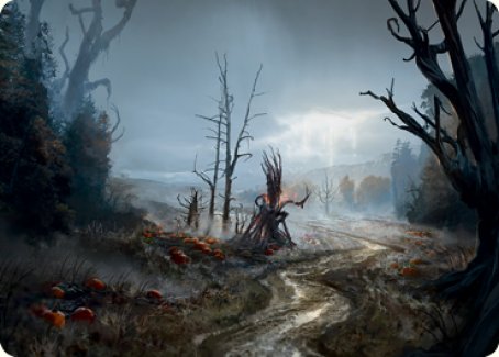 Overgrown Farmland Art Card [Innistrad: Midnight Hunt Art Series] | The Time Vault CA