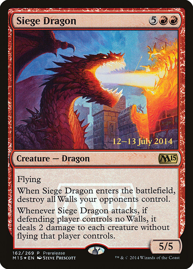 Siege Dragon [Magic 2015 Promos] | The Time Vault CA