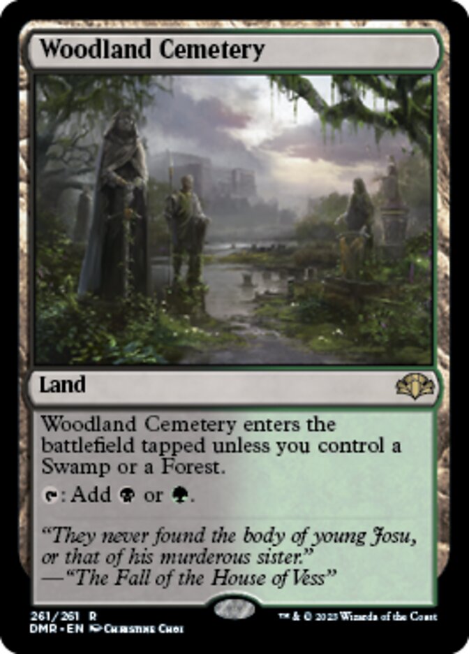 Woodland Cemetery [Dominaria Remastered] | The Time Vault CA