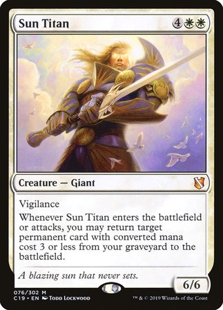 Sun Titan [Commander 2019] | The Time Vault CA