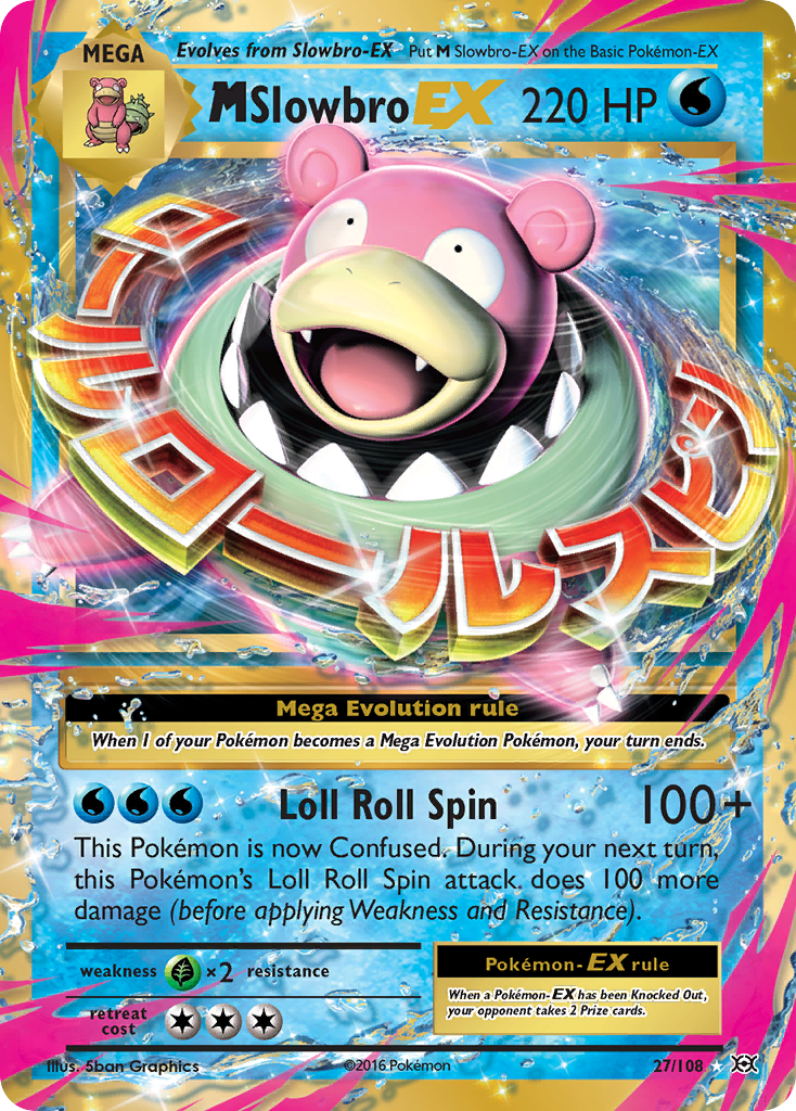 M Slowbro EX (27/108) [XY: Evolutions] | The Time Vault CA