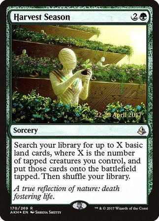 Harvest Season [Amonkhet Promos] | The Time Vault CA