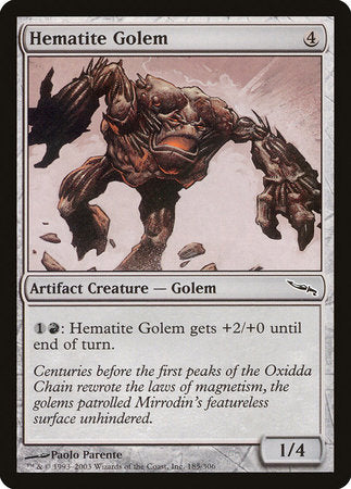 Hematite Golem [Mirrodin] | The Time Vault CA