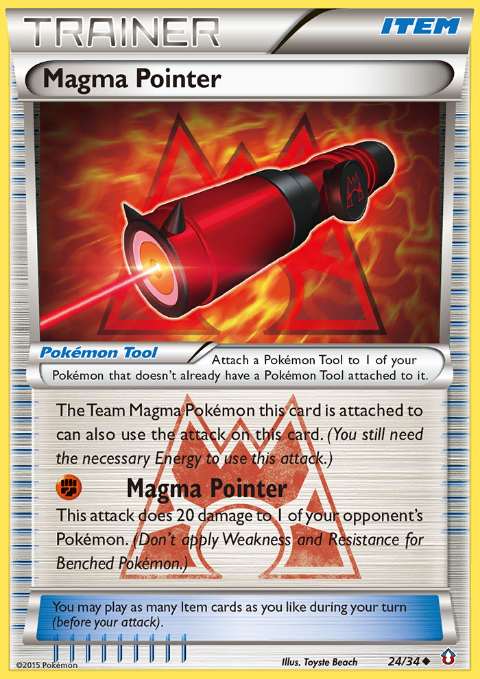 Magma Pointer (24/34) [XY: Double Crisis] | The Time Vault CA