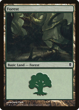 Forest (247a) [Zendikar] | The Time Vault CA