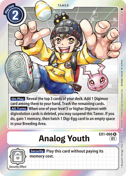 Analog Youth [EX1-066] [Classic Collection] | The Time Vault CA