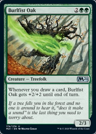 Burlfist Oak [Core Set 2021] | The Time Vault CA