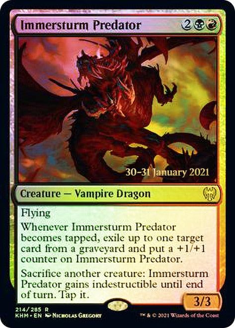 Immersturm Predator  [Kaldheim Prerelease Promos] | The Time Vault CA