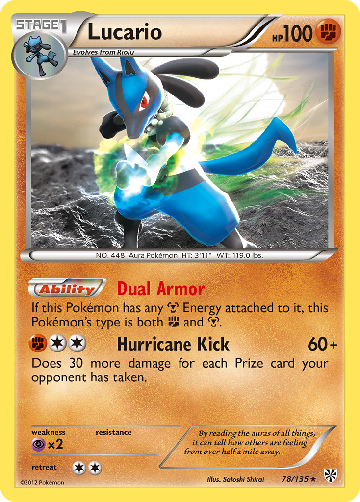 Lucario (78/135) [Black & White: Plasma Storm] | The Time Vault CA