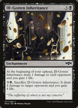 Ill-Gotten Inheritance [Ravnica Allegiance] | The Time Vault CA
