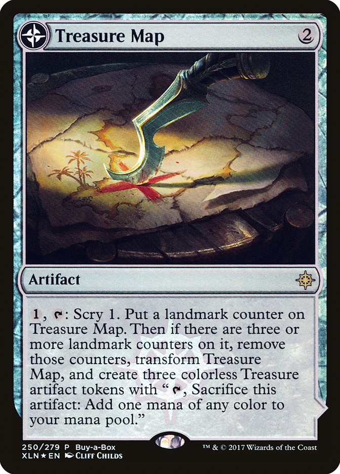 Treasure Map // Treasure Cove (Buy-A-Box) [Ixalan Treasure Chest] | The Time Vault CA