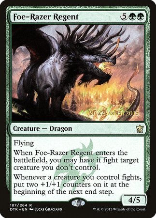 Foe-Razer Regent [Dragons of Tarkir Promos] | The Time Vault CA