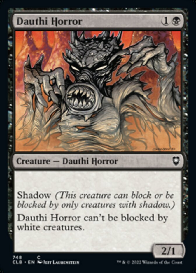 Dauthi Horror [Commander Legends: Battle for Baldur's Gate] | The Time Vault CA