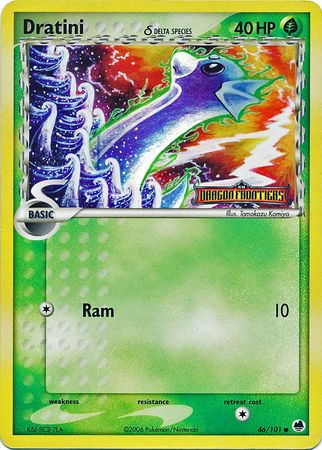 Dratini (46/101) (Delta Species) (Stamped) [EX: Dragon Frontiers] | The Time Vault CA