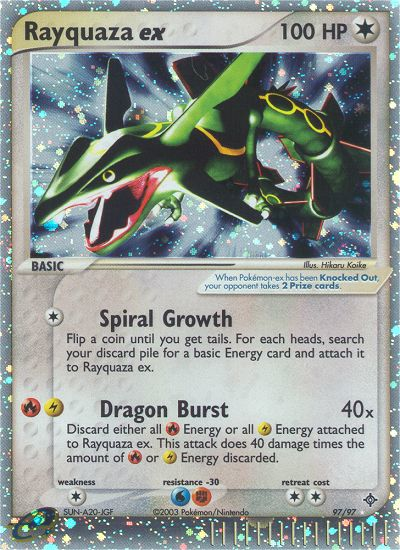 Rayquaza ex (97/97) [EX: Dragon] | The Time Vault CA