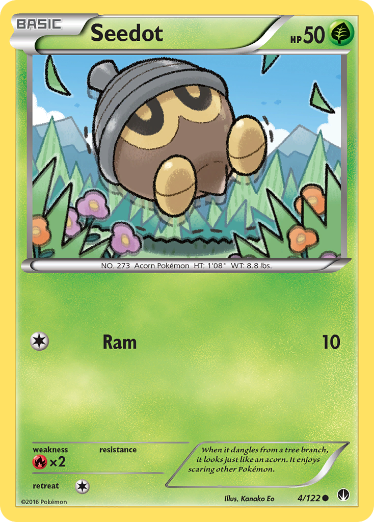 Seedot (4/122) [XY: BREAKpoint] | The Time Vault CA