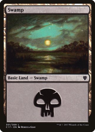 Swamp (301) [Commander 2017] | The Time Vault CA