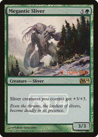 Megantic Sliver [Magic 2014 Promos] | The Time Vault CA