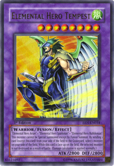 Elemental Hero Tempest [EEN-EN034] Ultra Rare | The Time Vault CA