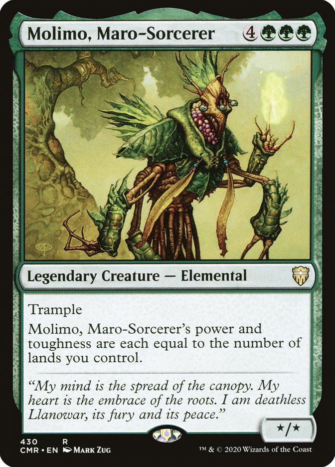 Molimo, Maro-Sorcerer [Commander Legends] | The Time Vault CA