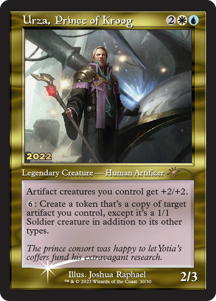 Urza, Prince of Kroog [30th Anniversary Promos] | The Time Vault CA