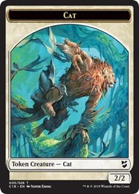 Cat // Soldier Double-sided Token [Commander 2018 Tokens] | The Time Vault CA