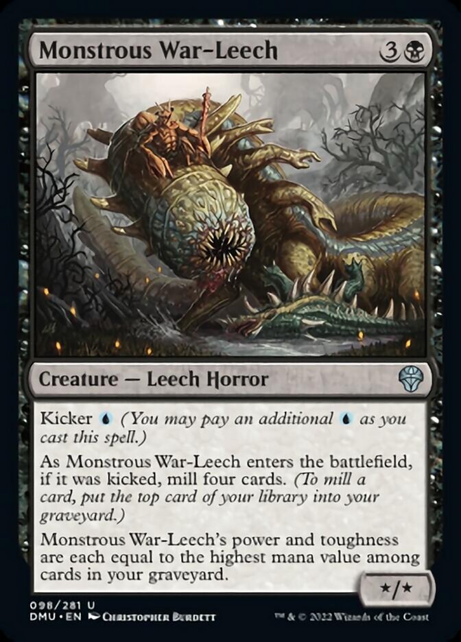 Monstrous War-Leech [Dominaria United] | The Time Vault CA