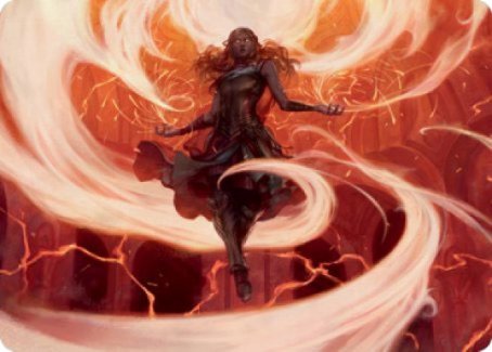 Crackle with Power Art Card [Strixhaven: School of Mages Art Series] | The Time Vault CA