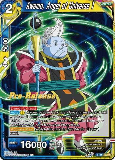 Awamo, Angel of Universe 1 (BT16-132) [Realm of the Gods Prerelease Promos] | The Time Vault CA