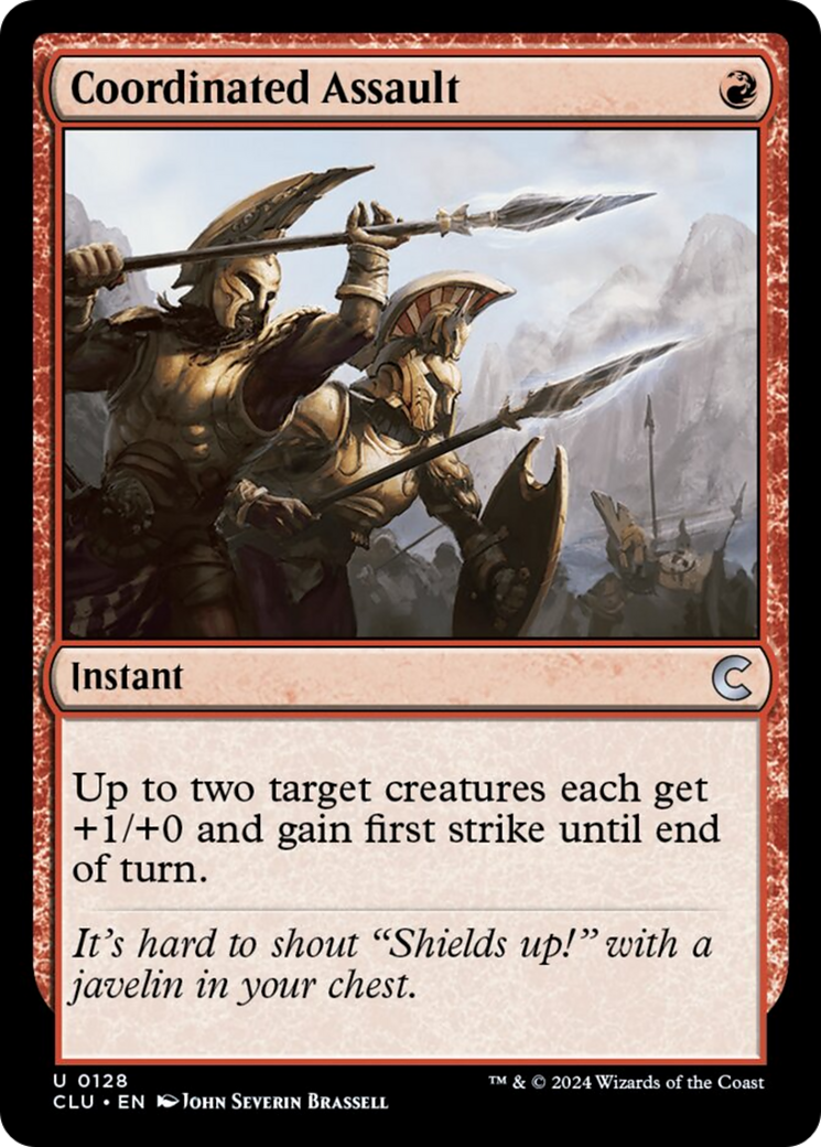 Coordinated Assault [Ravnica: Clue Edition] | The Time Vault CA