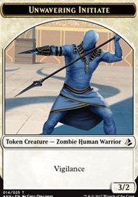 Unwavering Initiate // Wurm Token [Amonkhet Tokens] | The Time Vault CA