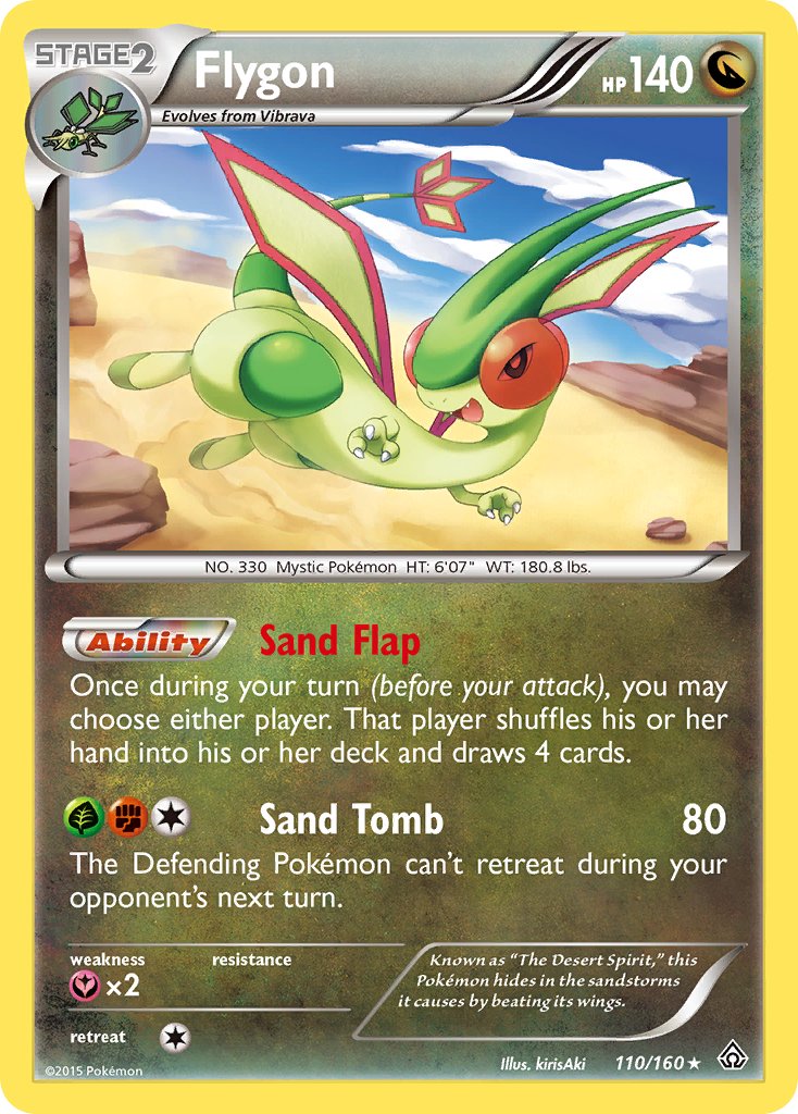 Flygon (110/160) (Cosmos Holo) (Blister Exclusive) [XY: Primal Clash] | The Time Vault CA