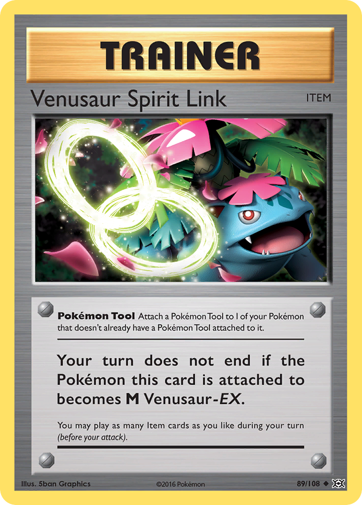 Venusaur Spirit Link (89/108) [XY: Evolutions] | The Time Vault CA